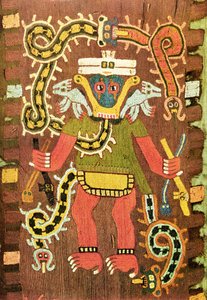 Broderet mytologisk figur, Paracas Necropolis Style